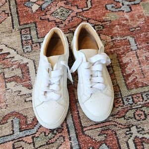 Greats White Leather Sneakers SZ 7